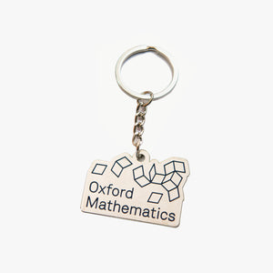 Oxford Mathematics Enamel Metal Keyring