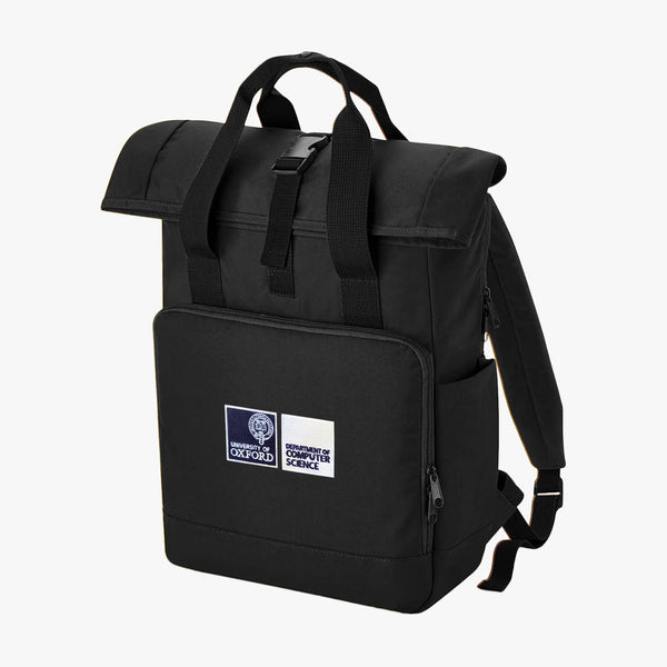 Load image into Gallery viewer, Department of Computer Science Recycled Rolltop Laptop Backpack