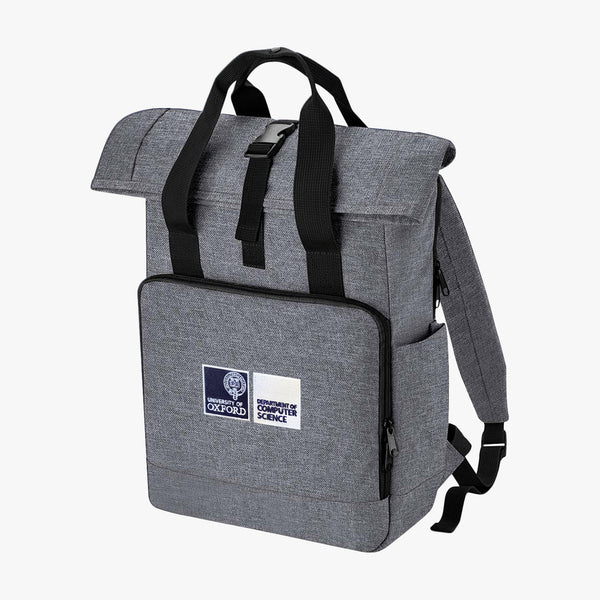 Load image into Gallery viewer, Department of Computer Science Recycled Rolltop Laptop Backpack