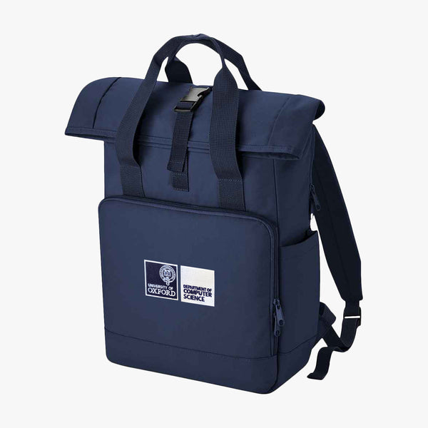 Load image into Gallery viewer, Department of Computer Science Recycled Rolltop Laptop Backpack