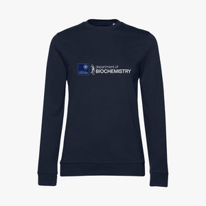 OUTLET Department of Biochemistry Organic Ladies Sweatshirt Navy