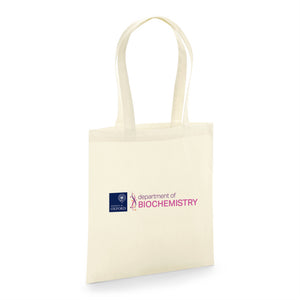 Department of Biochemistry Organic Cotton Tote Bag
