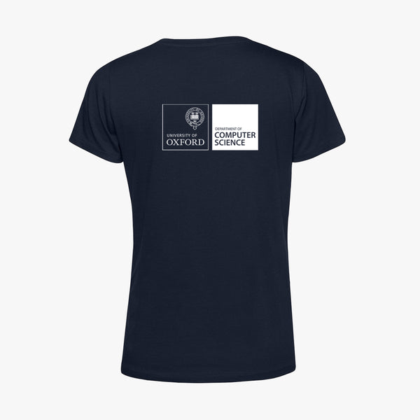 Load image into Gallery viewer, Department of Computer Science Organic Ladies T-Shirt Back Print