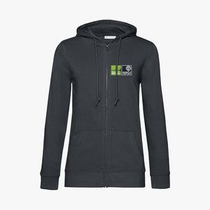Department of Biology Organic Ladies Zip Hoodie