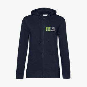 Department of Biology Organic Ladies Zip Hoodie