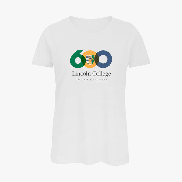 Load image into Gallery viewer, Lincoln 600th Anniversary Organic Ladies T-Shirt