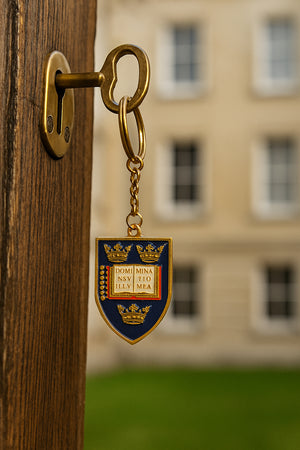 Official Oxford University Shield Infill Metal Keyring