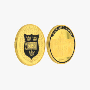 Official Oxford University 40mm Gold Coin