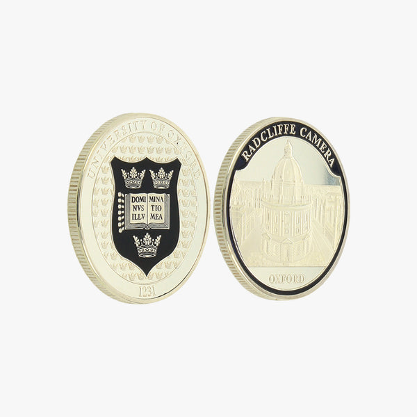 Load image into Gallery viewer, Official Oxford University 40mm Silver Coin