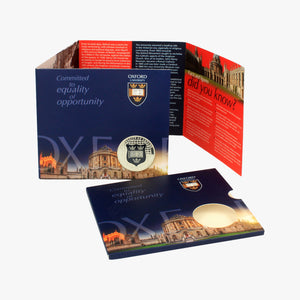 Official Oxford University 40mm Silver Coin