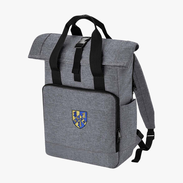 Load image into Gallery viewer, Trinity College Recycled Rolltop Laptop Backpack