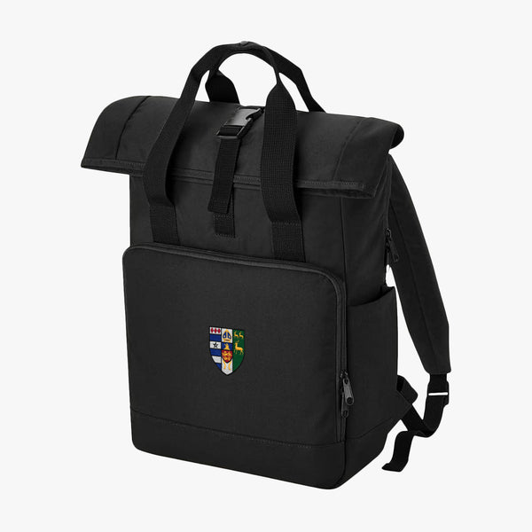 Load image into Gallery viewer, Lincoln College Recycled Rolltop Laptop Backpack