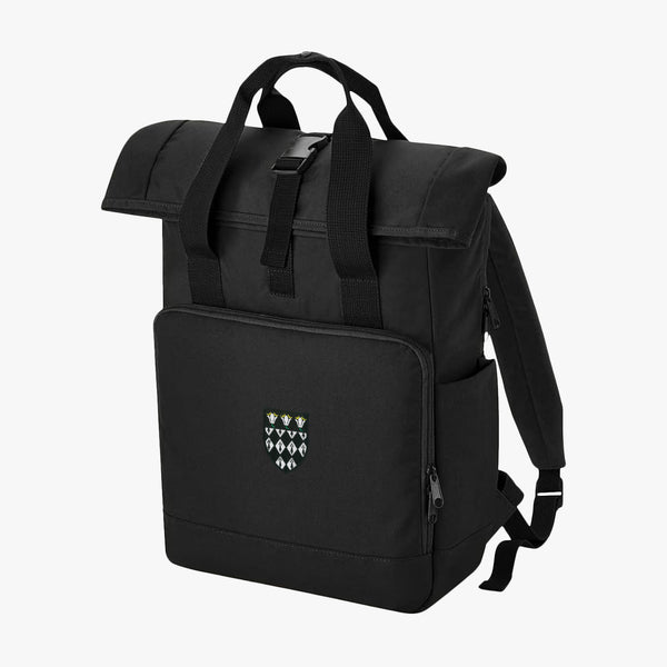 Load image into Gallery viewer, Oxford College Recycled Rolltop Laptop Backpack