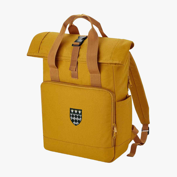 Load image into Gallery viewer, Magdalen College Recycled Rolltop Laptop Backpack