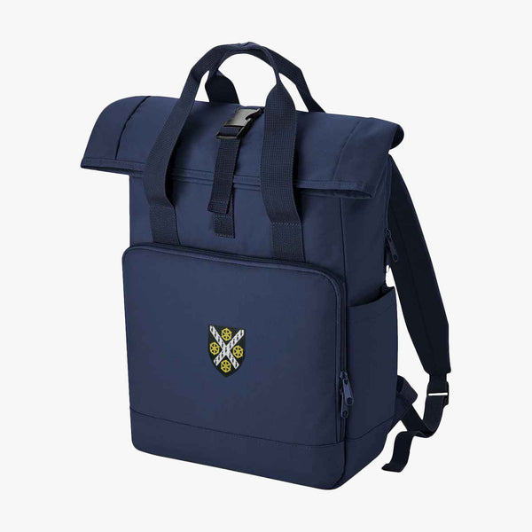 Load image into Gallery viewer, St Catherine's College Recycled Rolltop Laptop Backpack