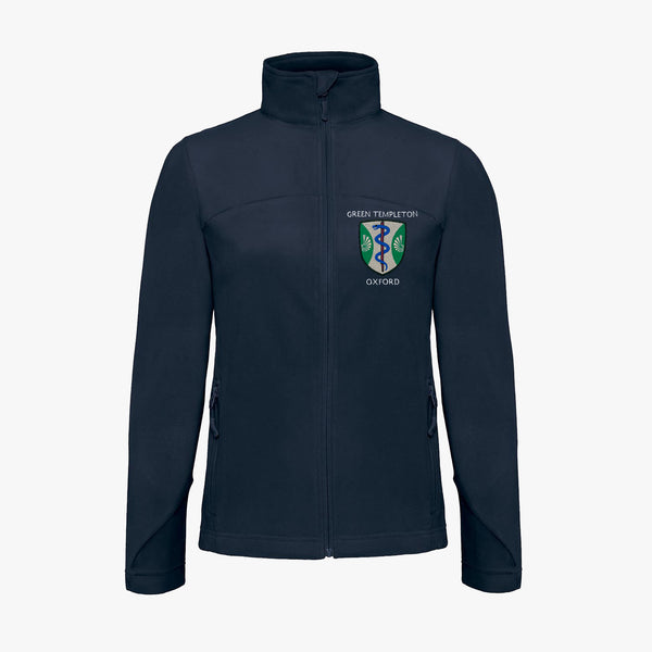 Load image into Gallery viewer, Green Templeton College Ladies Embroidered Micro Fleece