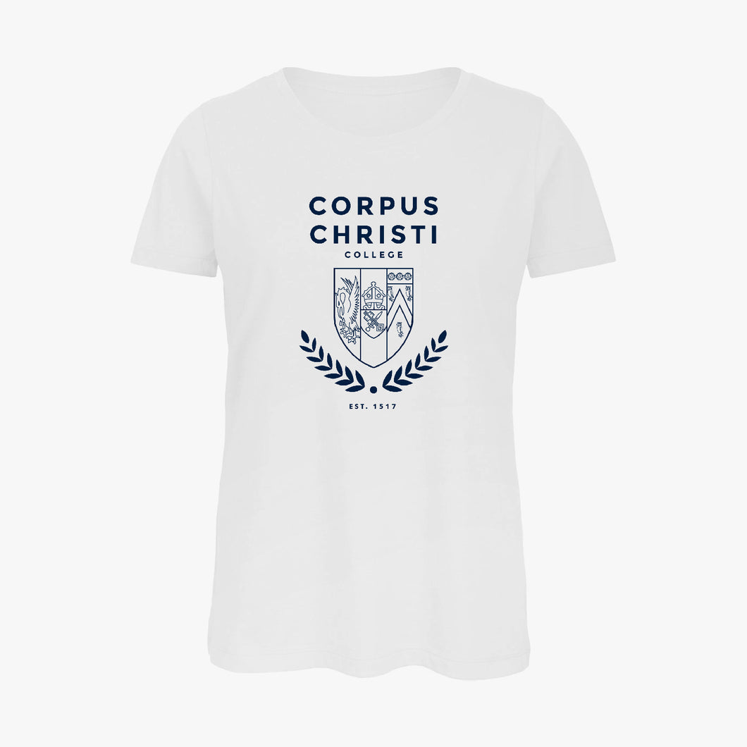 Corpus Christi College Ladies Organic Laurel T-Shirt
