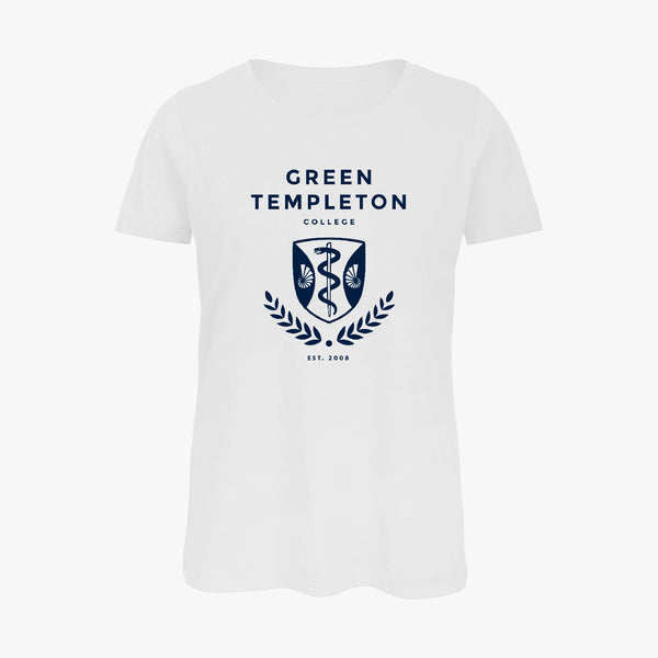 Load image into Gallery viewer, Green Templeton College Ladies Organic Laurel T-Shirt
