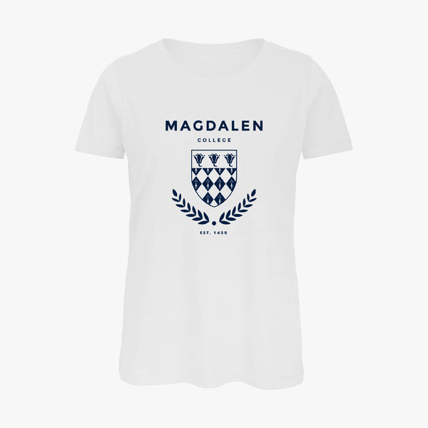 Load image into Gallery viewer, Magdalen College Ladies Organic Laurel T-Shirt