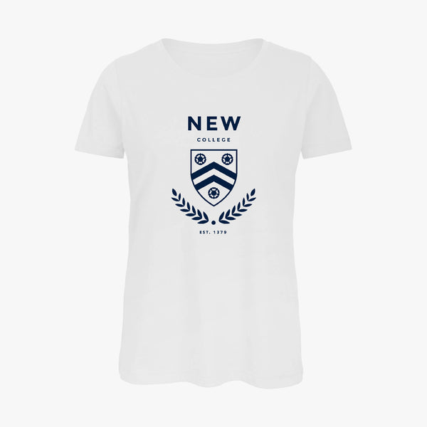 Load image into Gallery viewer, New College Ladies Organic Laurel T-Shirt
