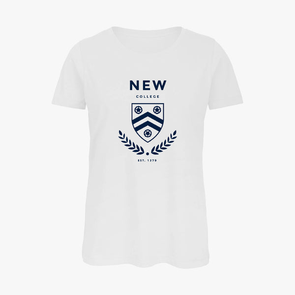 Load image into Gallery viewer, New College Ladies Organic Laurel T-Shirt