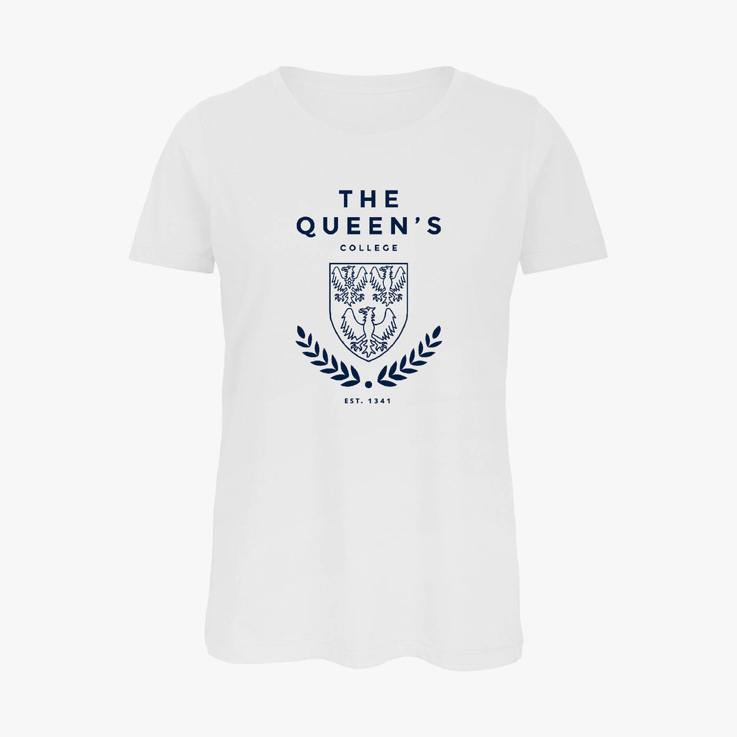 The Queen's College Ladies Organic Laurel T-Shirt
