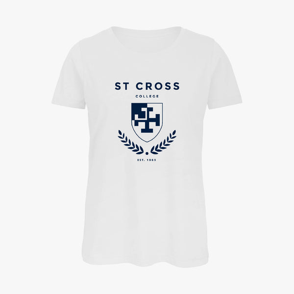 Load image into Gallery viewer, St Cross College Ladies Organic Laurel T-Shirt
