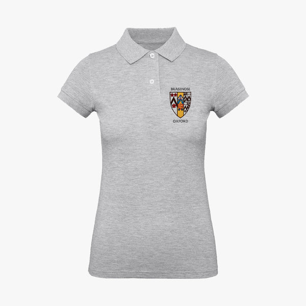 Load image into Gallery viewer, Brasenose College Ladies Organic Embroidered Polo Shirt
