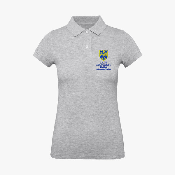Load image into Gallery viewer, Lady Margaret Hall Ladies Organic Embroidered Polo Shirt