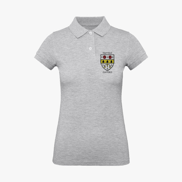 Load image into Gallery viewer, Nuffield College College Ladies Organic Embroidered Polo Shirt