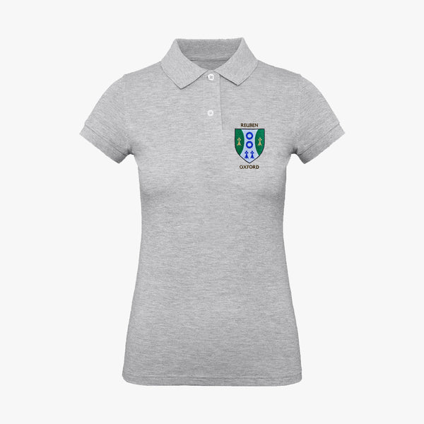 Load image into Gallery viewer, Reuben College Ladies Organic Embroidered Polo Shirt