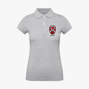 St Anne's College Ladies Organic Embroidered Polo Shirt