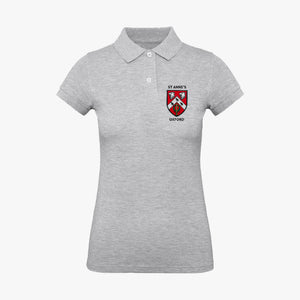 Ladies Oxford College Organic Embroidered Polo Shirt