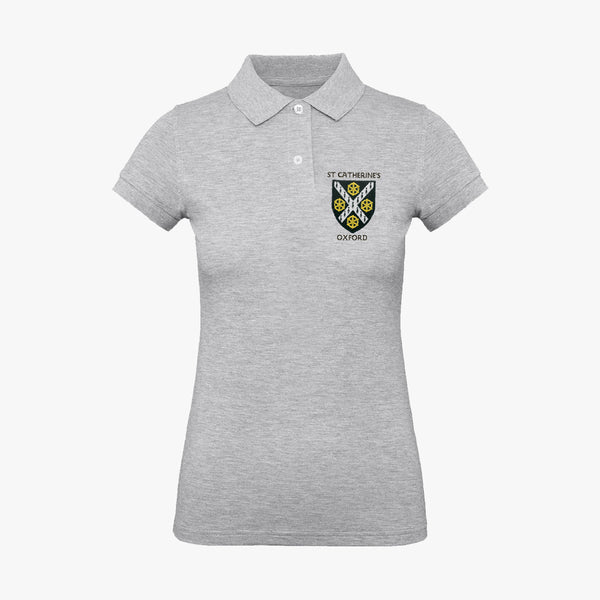 Load image into Gallery viewer, St Catherine&#39;s College Ladies Organic Embroidered Polo Shirt
