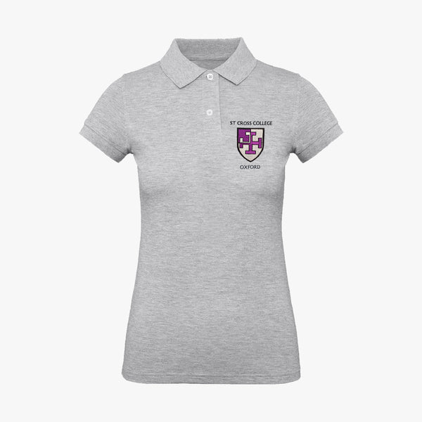Load image into Gallery viewer, St Cross College Ladies Organic Embroidered Polo Shirt