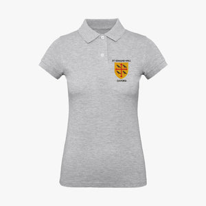 St Edmund Hall Ladies Organic Embroidered Polo Shirt