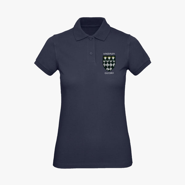 Load image into Gallery viewer, Magdalen College College Ladies Organic Embroidered Polo Shirt