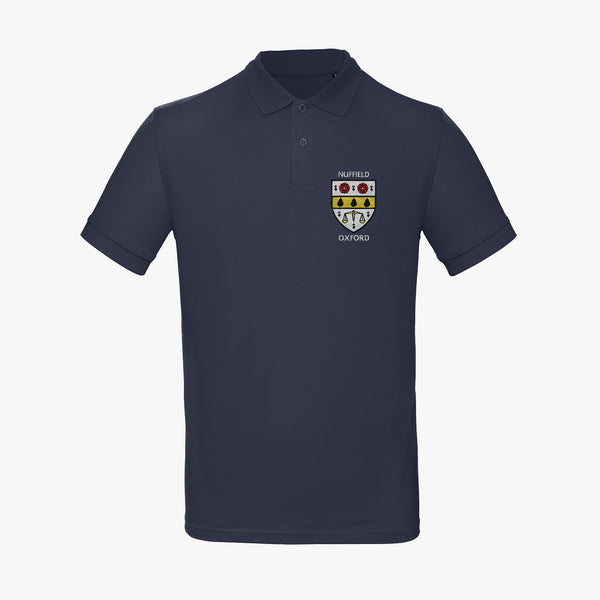 Load image into Gallery viewer, Nuffield College Men's Organic Embroidered Polo Shirt