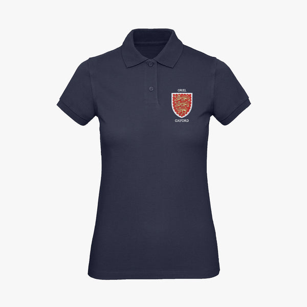 Load image into Gallery viewer, Oriel College Ladies Organic Embroidered Polo Shirt