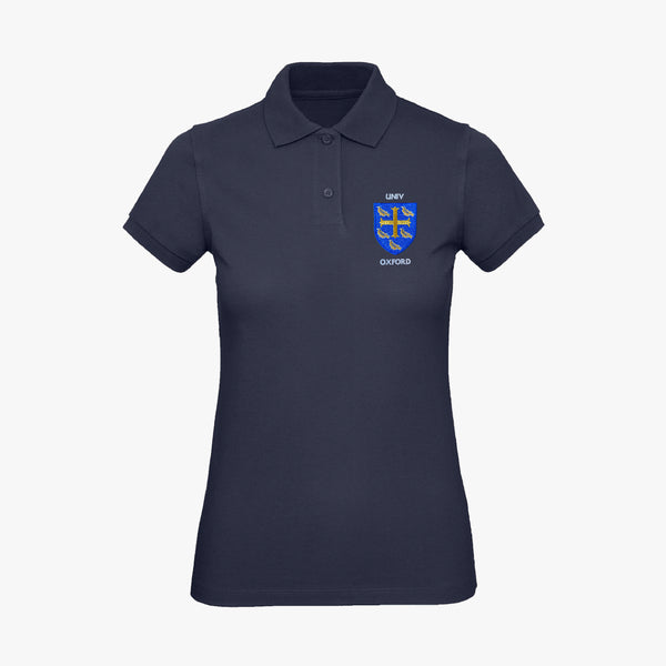 Load image into Gallery viewer, Ladies Oxford College Organic Embroidered Polo Shirt
