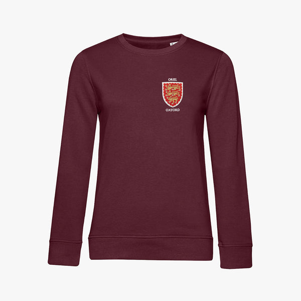 Load image into Gallery viewer, Ladies Oxford College Organic Embroidered Sweatshirt