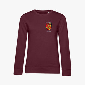 Wolfson College Ladies Organic Embroidered Sweatshirt