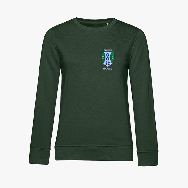 Load image into Gallery viewer, Reuben College Ladies Organic Embroidered Sweatshirt