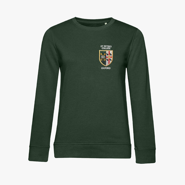 Load image into Gallery viewer, St Peter's College Ladies Organic Embroidered Sweatshirt