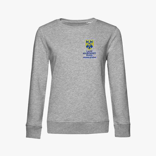 Load image into Gallery viewer, Lady Margaret Hall Ladies Organic Embroidered Sweatshirt