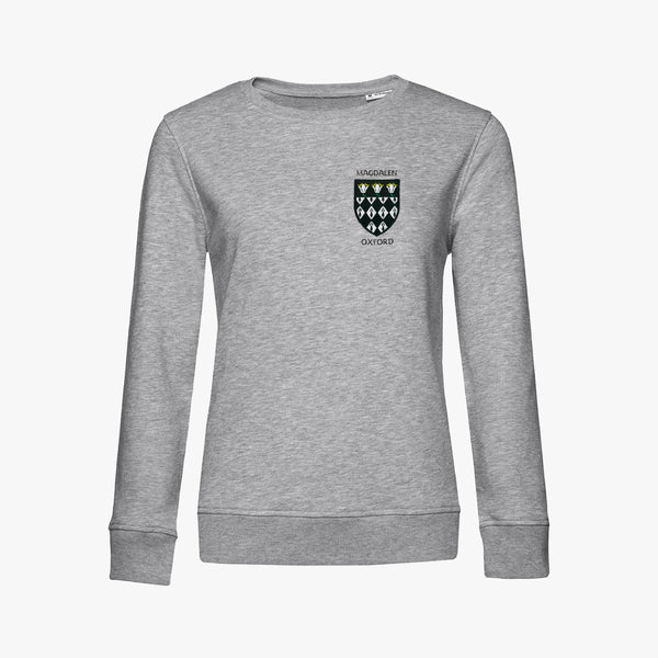 Load image into Gallery viewer, Magdalen College Ladies Organic Embroidered Sweatshirt