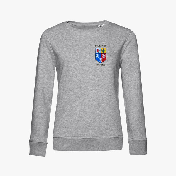 Load image into Gallery viewer, Pembroke College Ladies Organic Embroidered Sweatshirt