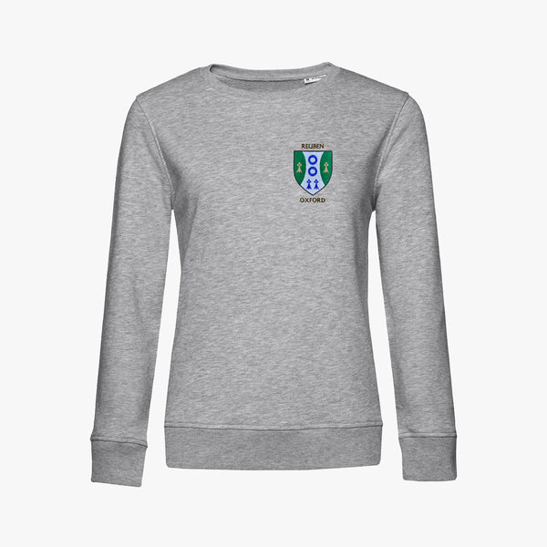 Load image into Gallery viewer, Reuben College Ladies Organic Embroidered Sweatshirt