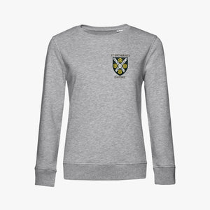 St Catherine's College Ladies Organic Embroidered Sweatshirt