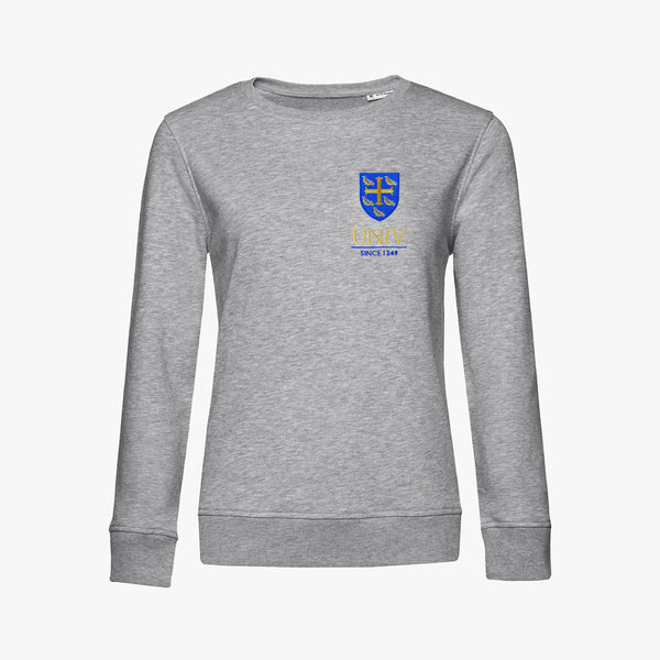 Load image into Gallery viewer, University College Ladies Organic Embroidered Sweatshirt